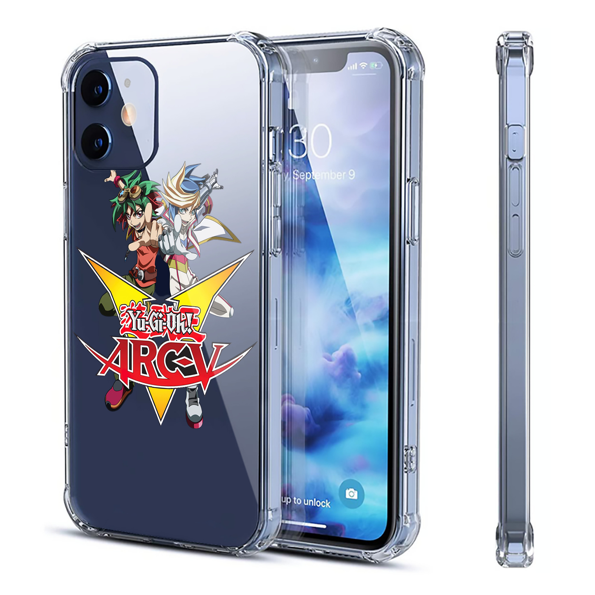 （画像用） 遊☆戯☆王 Yu-Gi-Oh! 【iPhone 12シリーズ対応】透明スマホケース（クリアソフトケース）